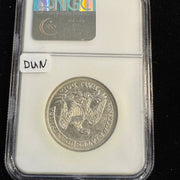 1858-O Seated Liberty Half 50c, SS Republic Shipwreck recovery NGC, with booklet