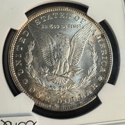 1891-CC Morgan Silver Dollar, NGC MS-63