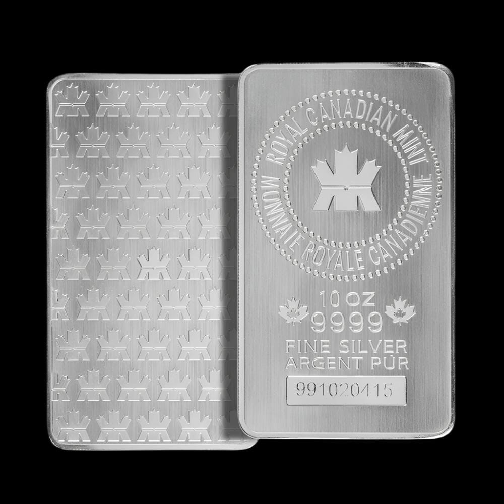 10 oz Silver Bar Royal Canadian Mint