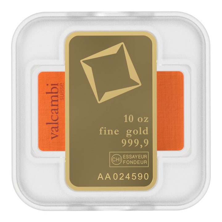 10 OZ GOLD BAR VALCAMBI