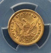 1894 $2.50 Liberty Quarter Eagle PCGS MS 63