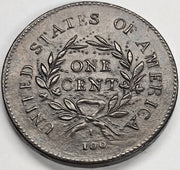 1793 Lettered Edge Flowing Hair Large Cent . . . . Choice About Uncirculated