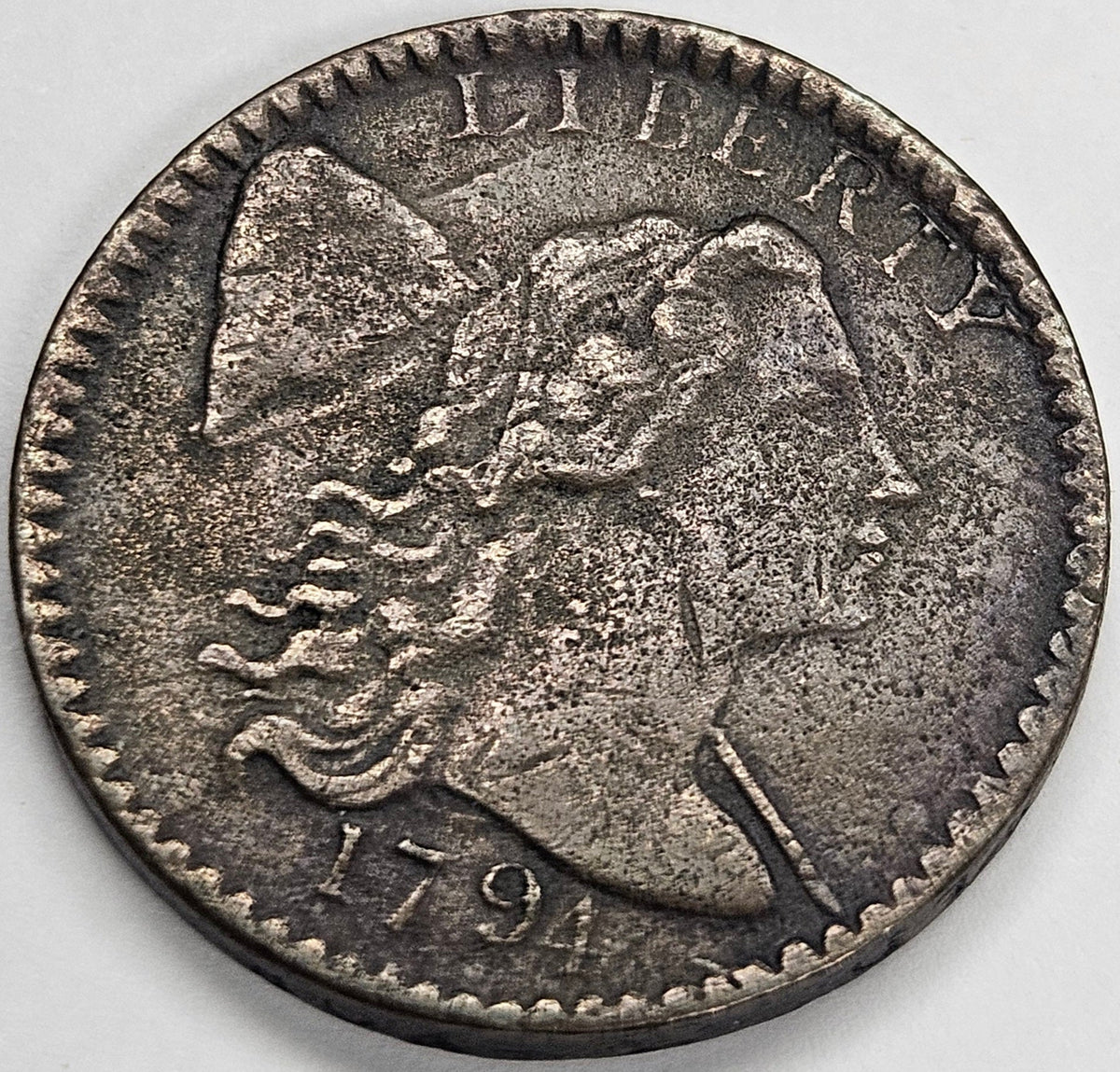 1794 Liberty Cap Large Cent . . . . XF surface issues