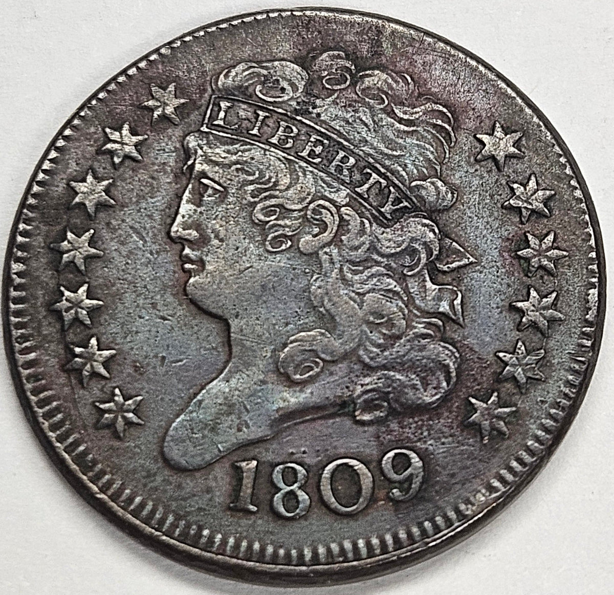 1809 Classic Half Cent . . . . Extremely Fine