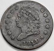 1811/10 Classic Large Cent . . . . Fine/VF