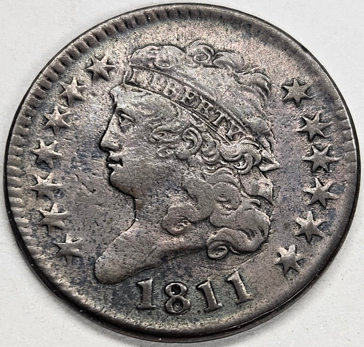 1811 Classic Half Cent . . . . VF/XF