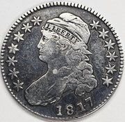 1817 Punctuated Date Bust Half . . . . Very Fine