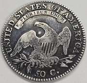 1817 Punctuated Date Bust Half . . . . Very Fine