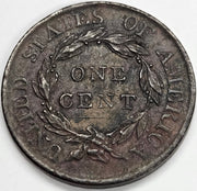 1818 Coronet Head Large Cent . . . . Choice AU dark