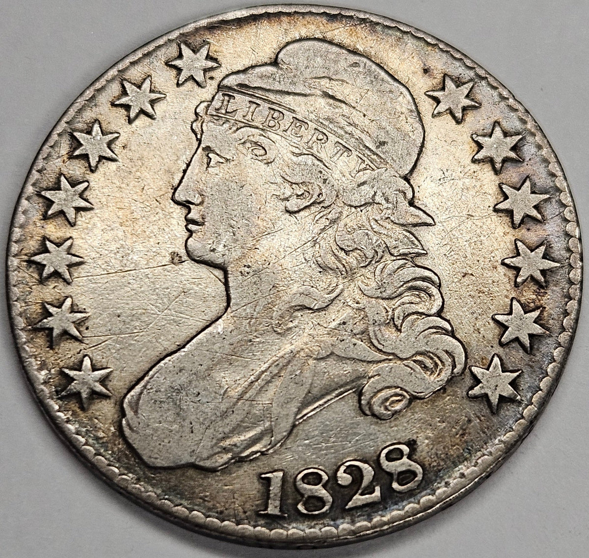 1828 Knob Bust Half . . . . Very Fine