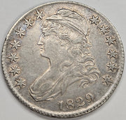 1829 Bust Half . . . . Extremely Fine