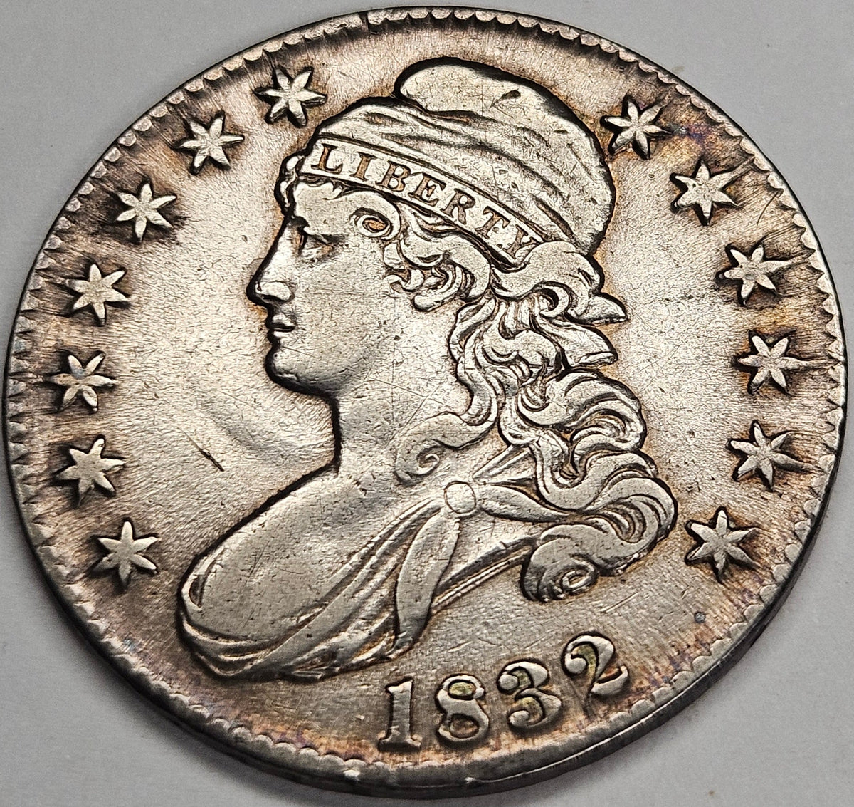 1832 Large Letters Bust Half . . . . Extremely Fine