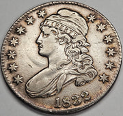 1832 Large Letters Bust Half . . . . Extremely Fine
