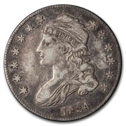 1834 Capped Bust Half Dollar (Sm. Date, Sm. Letters) - XF