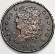 1835 Classic Half Cent . . . . Select Uncirculated Brown