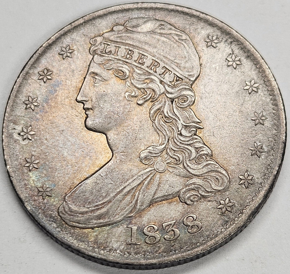 1838 Reeded Edge Bust Half . . . . Choice Brilliant Uncirculated
