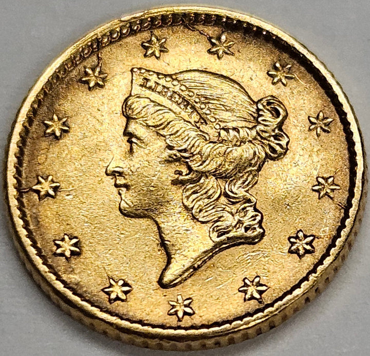1853 $1.00 Liberty Gold . . . . Choice About Uncirculated