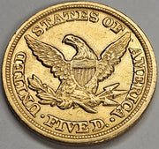 1854-C $5.00 Liberty Gold . . . . Choice About Uncirculated