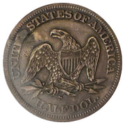 1863-S Seated Liberty Half Dollar XF Details