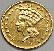 1868 $1.00 Liberty Gold . . . . Very Fine