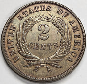 1870 Two Cent Piece . . . . Gem Uncirculated Brown