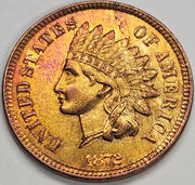 1872 Indian Cent . . . . Gem BU Red