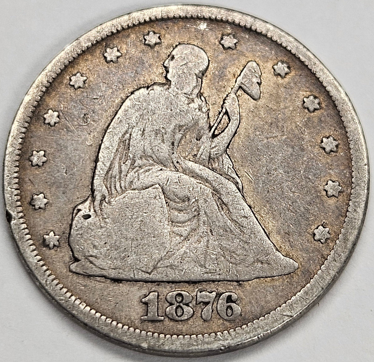 1876 Twenty Cent Piece . . . . Fine