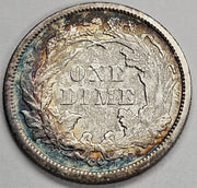 1876-CC Seated Liberty Dime . . . . Choice About Uncirculated