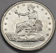 1877-S Trade Dollar . . . . Choice About Uncirculated