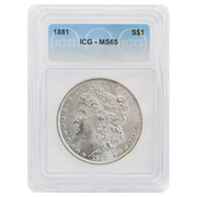 1881 Morgan Dollar MS65