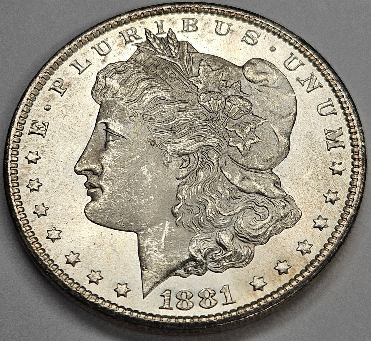 1881-CC Morgan Dollar . . . . Gem Brilliant Uncirculated