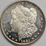 1881-O Morgan Dollar . . . . Choice BU Deep Mirror Prooflike