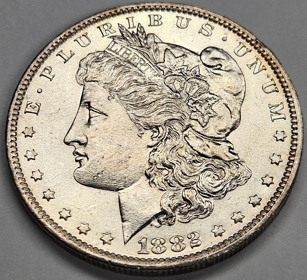 All 5 Morgan Dollars 82, 82O, 82S, 83O, 84O Select Brilliant Uncirculated