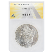 1883-CC Morgan Dollar MS63 ANACS