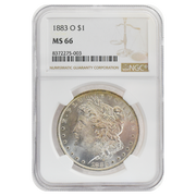1883-O Morgan Dollar MS66 NGC