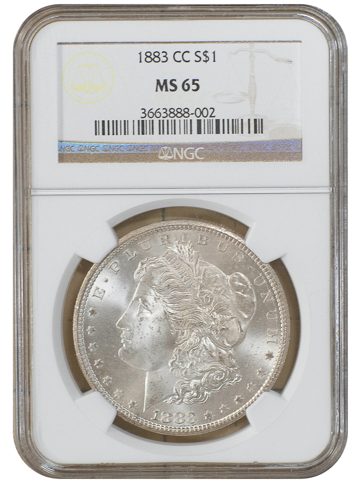 1883-CC Morgan MS 65 NGC