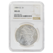 1884-CC Morgan Dollar MS65 NGC