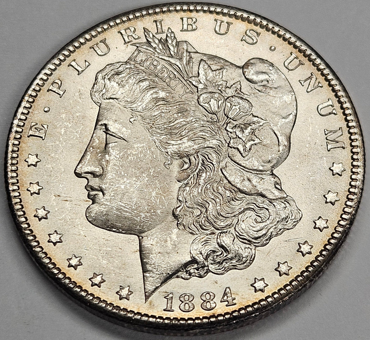 1884-CC Morgan Dollar . . . . Choice BU+