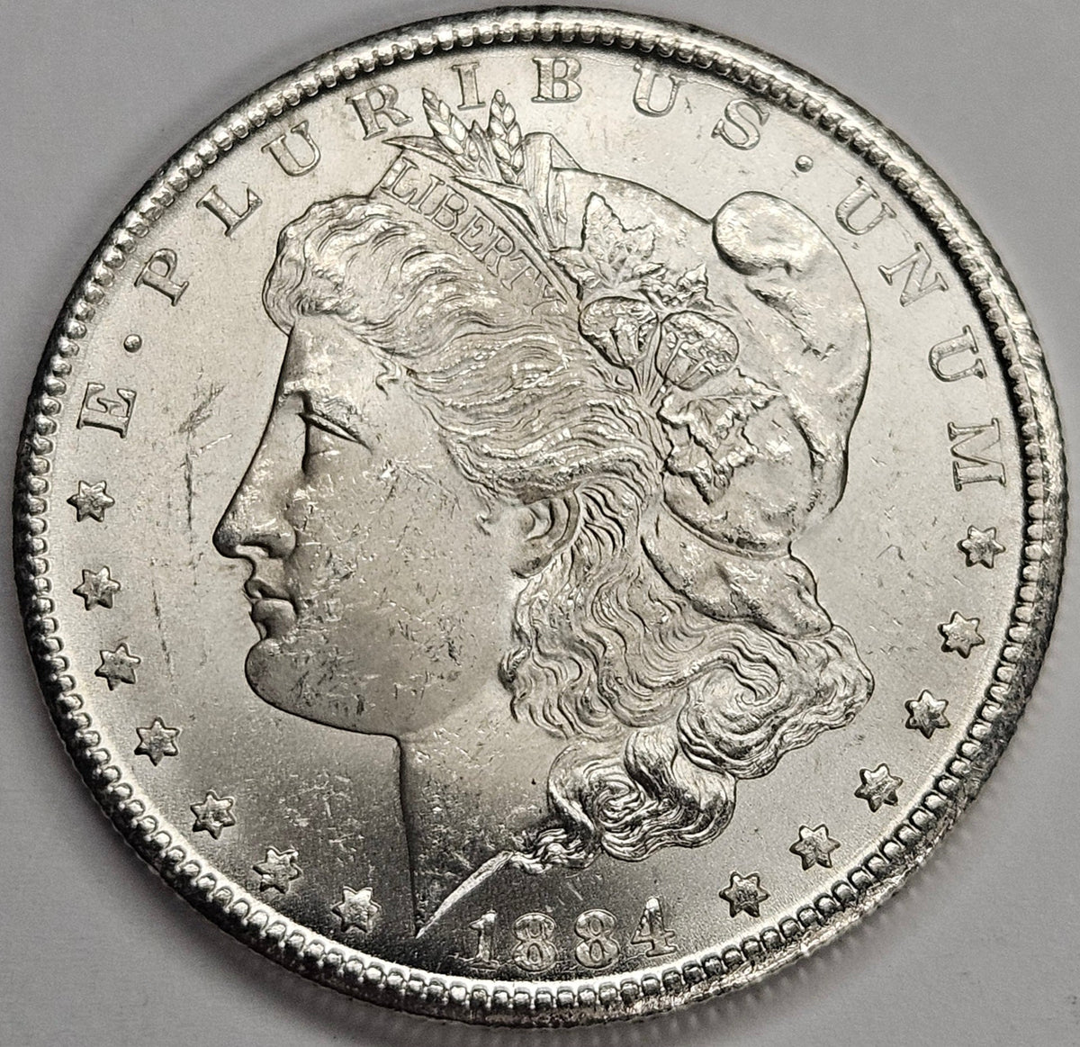 1884-CC Morgan Dollar . . . . Choice Brilliant Uncirculated
