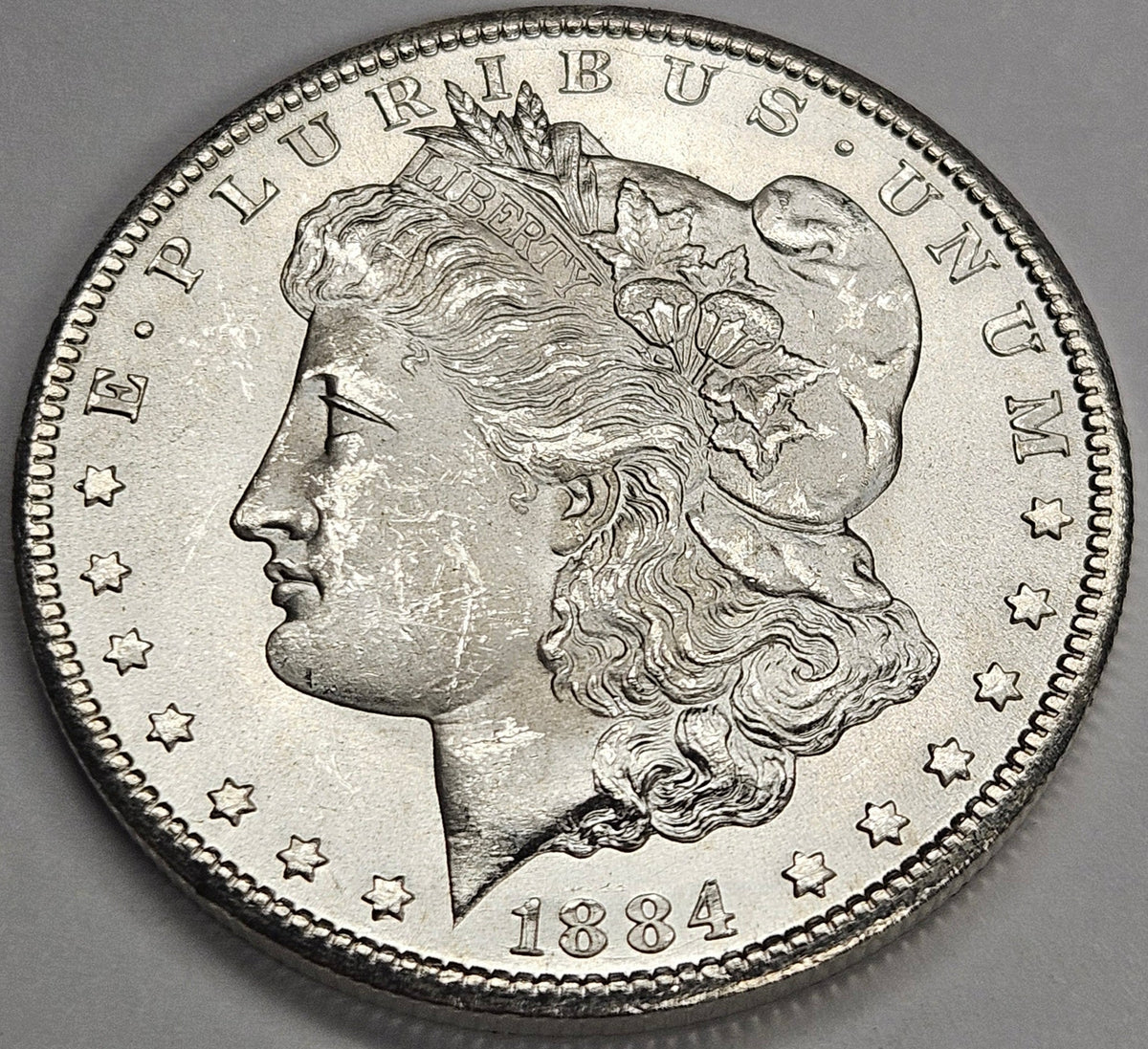 1884-CC Morgan Dollar . . . . Gem BU+