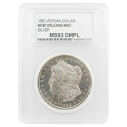 1885-O Morgan Dollar MS63 DMPL PCC