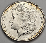 1887 Morgan Dollar . . . . Gem BU+