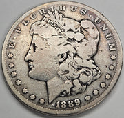 1889-CC Morgan Dollar . . . . VG/Fine