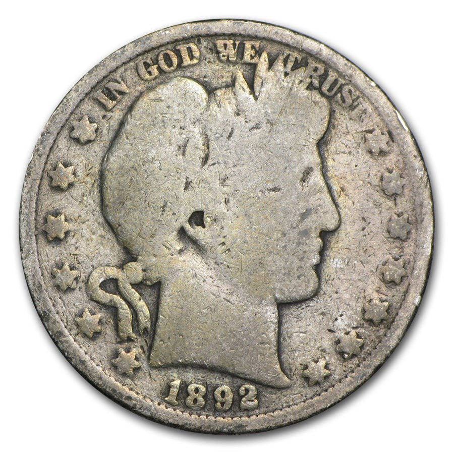 1892-S Barber Half Dollar (AG/G)