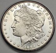 1892-CC Morgan Dollar . . . . Choice BU+
