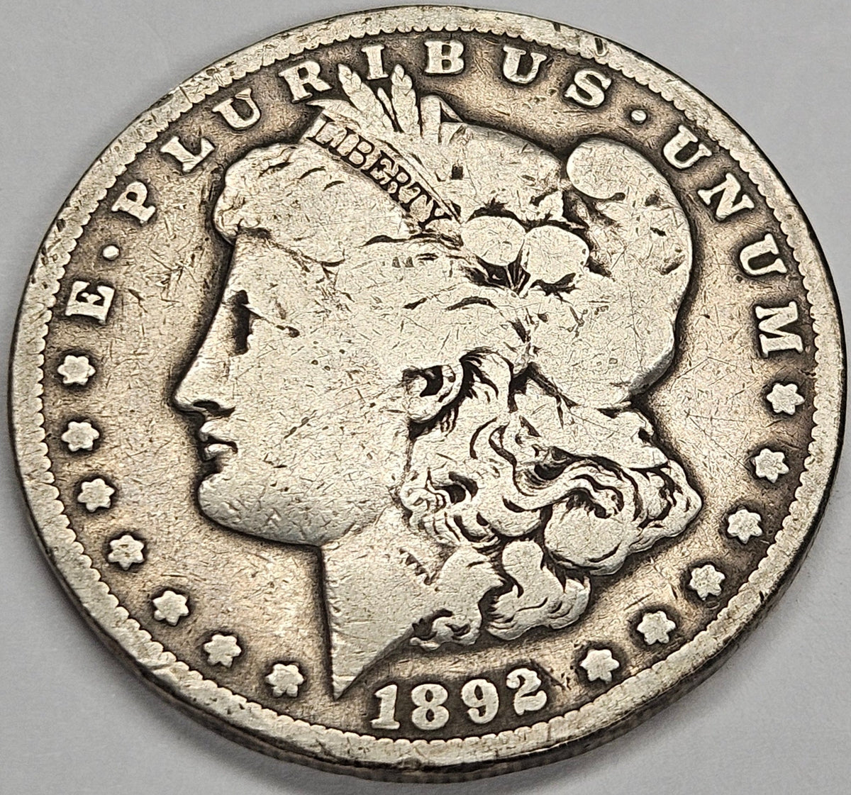 1892-CC Morgan Dollar . . . . Fine