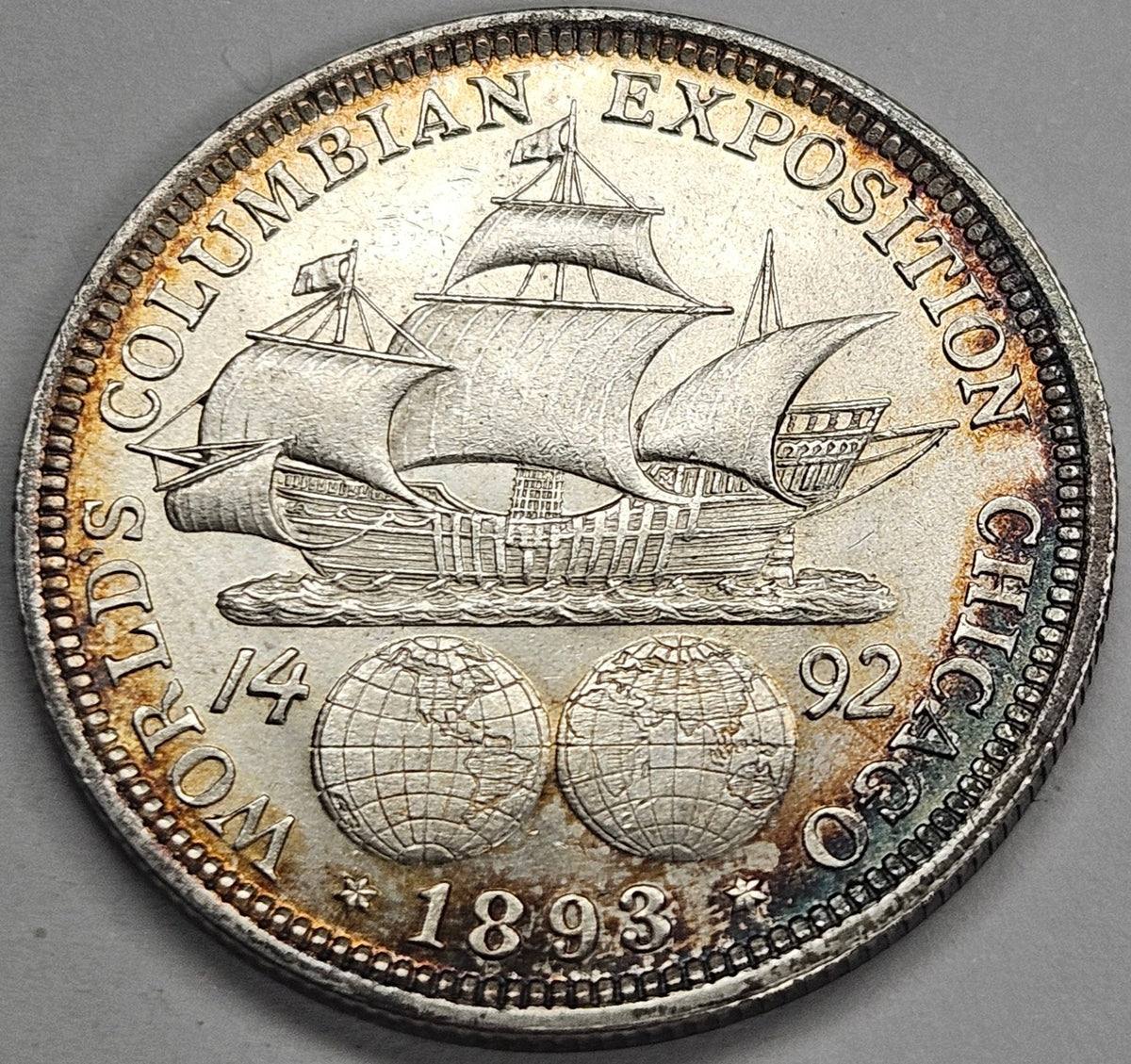 Columbian Half 1893 . . . . Gem Brilliant Uncirculated