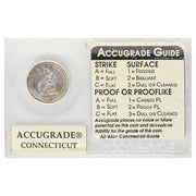 1893 Isabella Commemorative Quarter Unc64 Accugrade