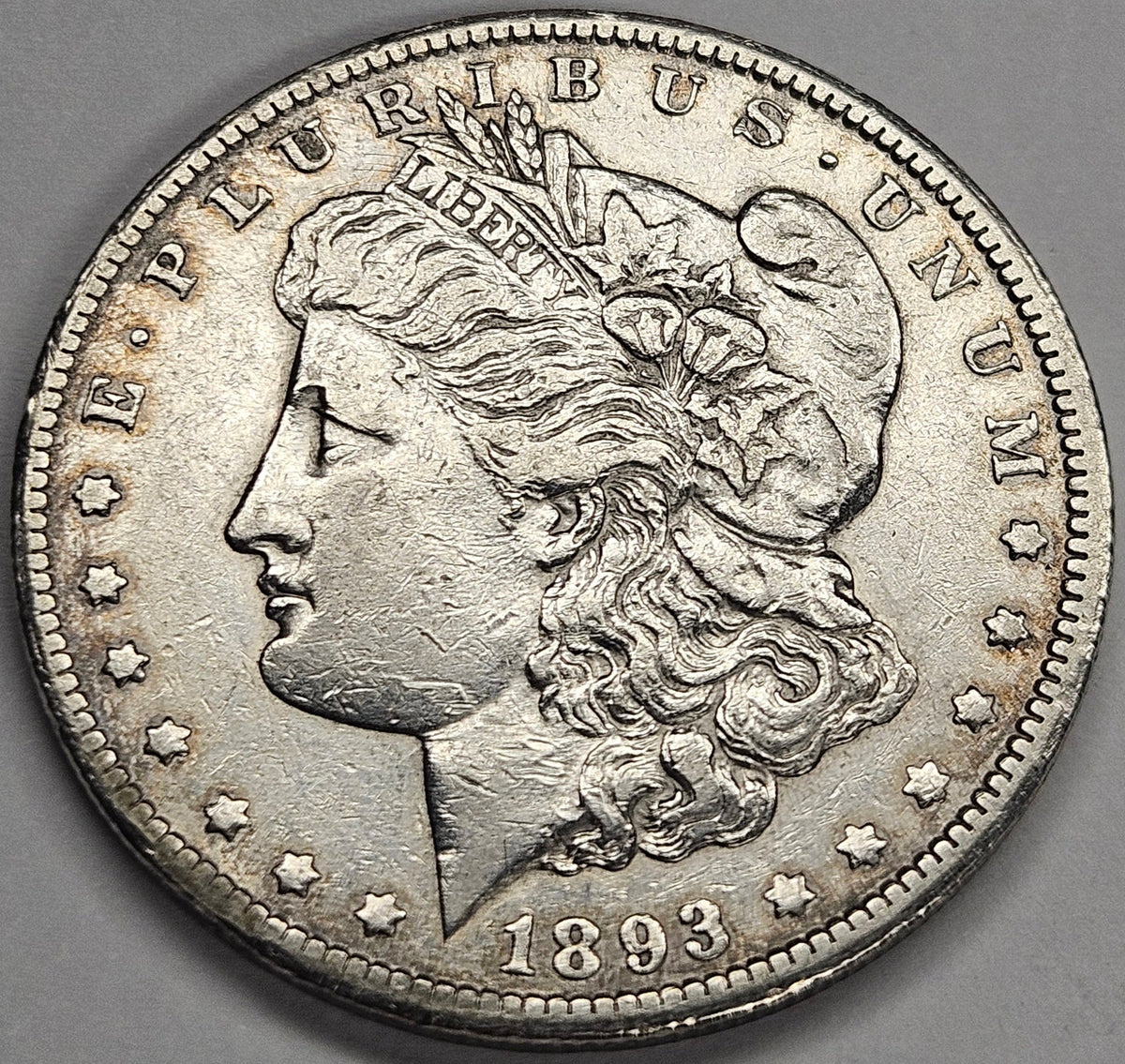 1893-CC Morgan Dollar . . . . Extremely Fine