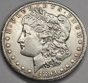 1893-CC Morgan Dollar . . . . Extremely Fine